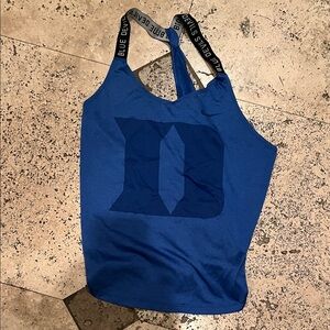 Nike Blue Duke University Logo  Tank Top like new